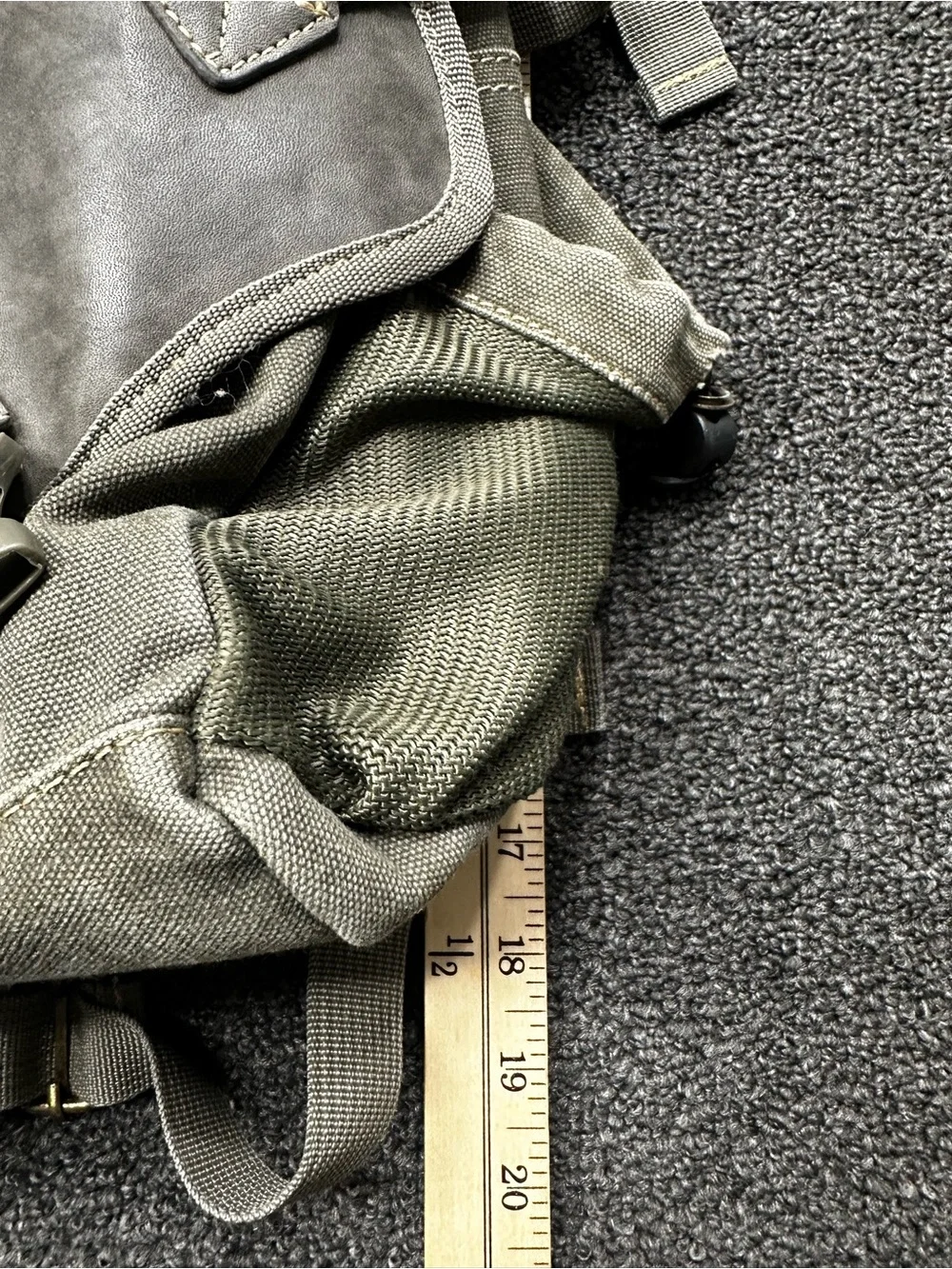 Diesel Backpack Bag Spare Parts Streetwear Techwear Gray Multipocket Strap
